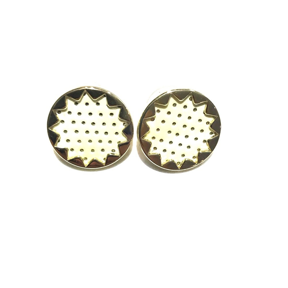 House of Harlow  perforated leather studs
